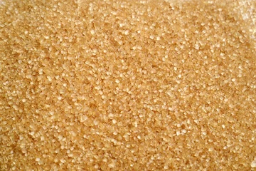 Keuken spatwand met foto Close up brown sugar background © dojo666