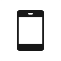 Phone Smartphone symbol silhouette icon on background