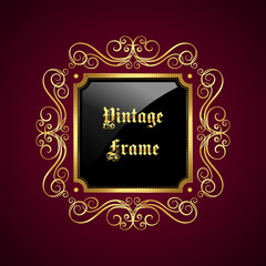 Vintage decorative frame