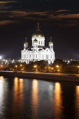 Fototapeta na wymiar Cathedral of Christ Savior, Moscow