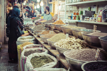 Traditional iranian market (Bazaar)