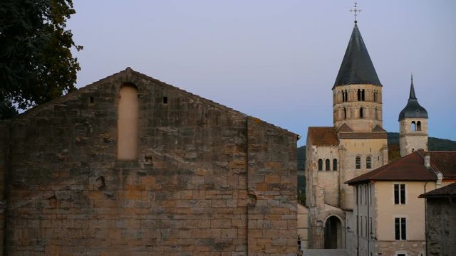 romanesque Cluny church in Burgundy, France Europe 