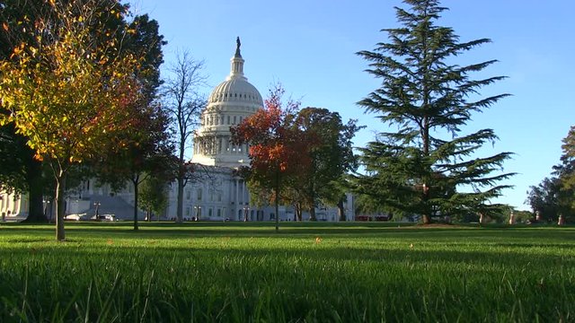The US Capitol Building on Capitol Hill in Washington, DC