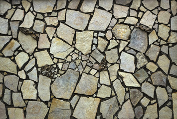 wall of natural stone, travertine, marble, slate, sandstone. bac