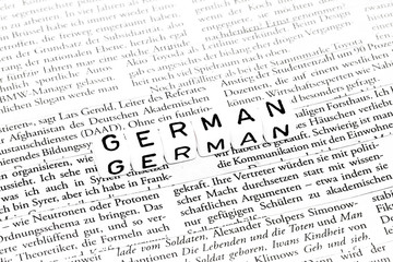 Fototapeta premium German Newspaper