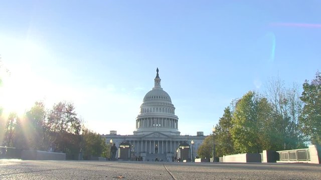 The US Capitol Building on Capitol Hill in Washington, DC