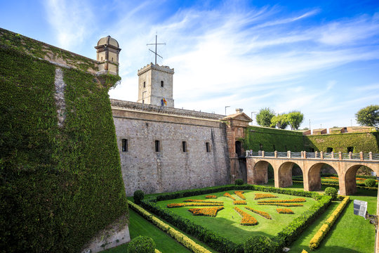 Montju&iuml;c Castle, Barcelona, Catalonia, Spain