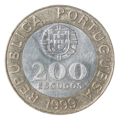 Portuguese escudo coin