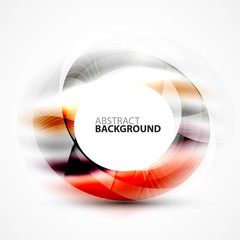 Colorful abstract circle banner