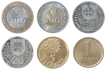 Full set of Portugal coin