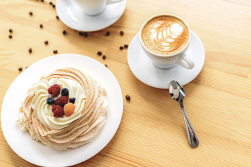 decoration of a beautiful breakfast