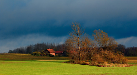 Jesienna Wieś © Wojciech Lisiński