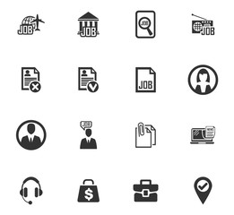 Job icons set