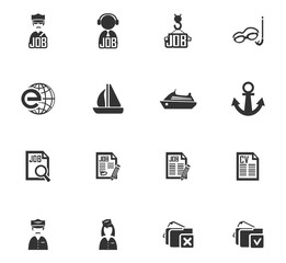 Job icons set