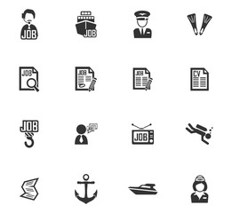 Job icons set