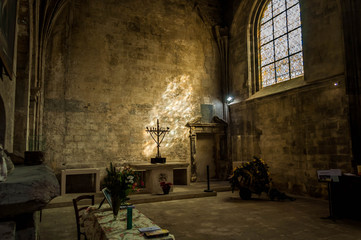 Cathédrale saint-Trophime, Arles, chapelle intérieur.