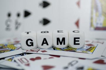 game, dice letters