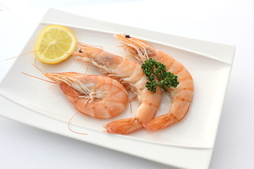 gambas fraîches