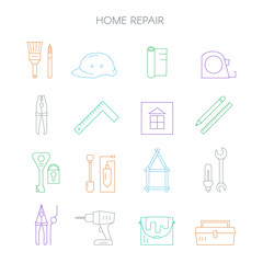 Home repair icons.