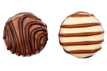 Two chocolate candies