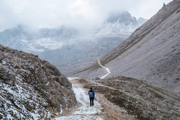 Fototapeta na wymiar Dolomites mountain panorama