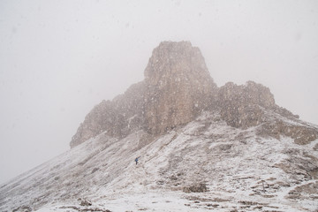 Fototapeta na wymiar Dolomites mountain panorama