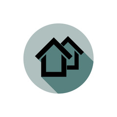 Home vector symbol, estate agency theme, can be used in advertis