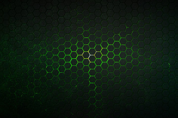 set 9. hexagon background and texture. - 125515955