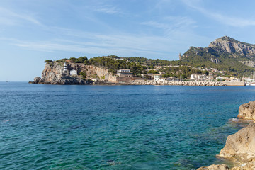 View of Mallorca coastline.
