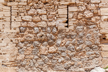 Stone wall.