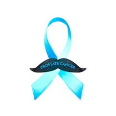 Vector illustration of prostate cancer awareness background