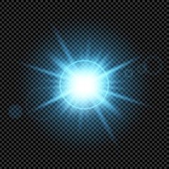 Creative concept Vector set of glow light effect stars bursts with sparkles isolated on black background. For illustration template art design, banner for Christmas celebrate, magic flash energy ray