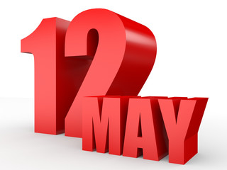 May 12. Text on white background.