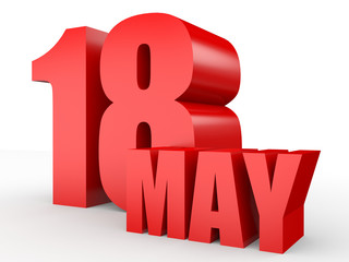 May 18. Text on white background.