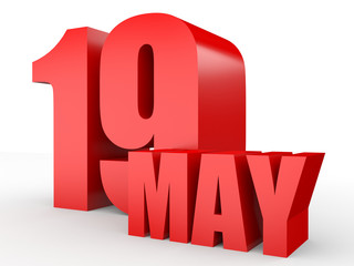 May 19. Text on white background.