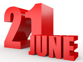 June 21. Text on white background.
