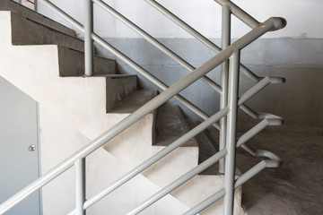 Fire escape doorway and staircase