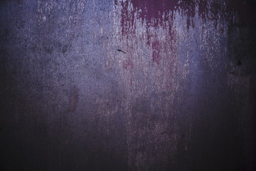 Rusty metal sheet corrosion by oxidation