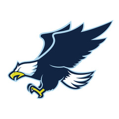 Obraz premium Flying eagle mascot