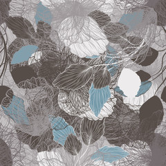 Fototapety  Seamless Abstract Floral Pattern
