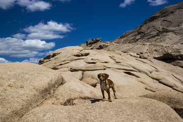 Bektau ata, extinct volcano in Kazakhstan