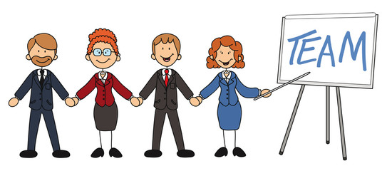 Teamwork führt zum Erfolg