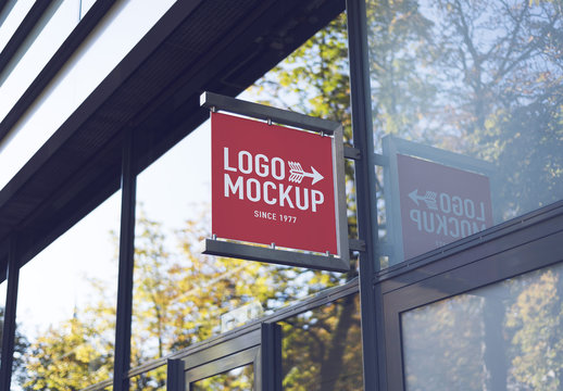 Store Brand Sign Mockup 2