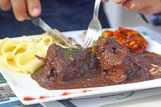 Beau civet de gibier