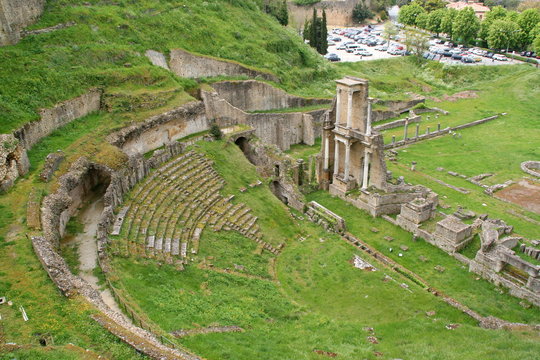 Amphitheater, Voltera, Toskana 
