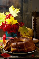 Pumpkin Cream Cheese Bundt Cake