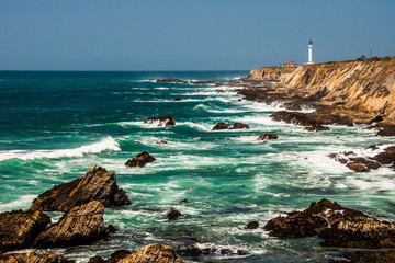 Point Arena Lighthouse on Northern California Coast