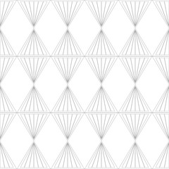 The geometric pattern of gray triangle on a white background.