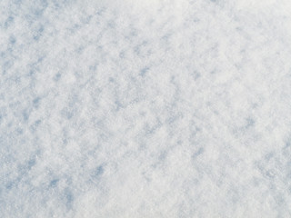 Texture fresh white snow, fallen fluffy snow background