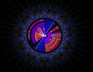 Abstract fractal image